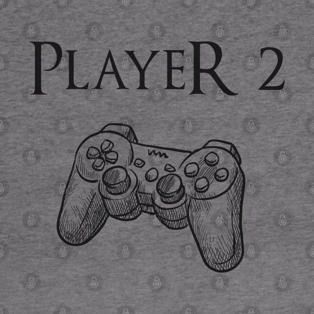 Father and son matching, Player 2 Player 2, Joypad, Controller, gaming by GlossyArtTees